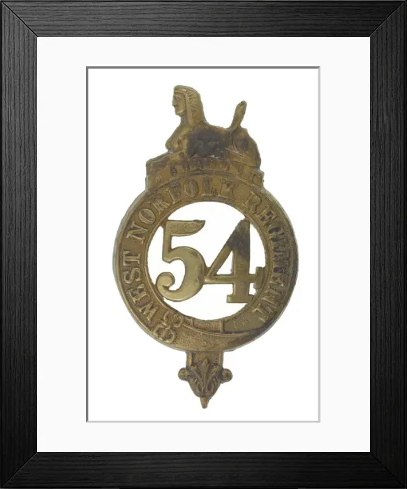 Framed Print : Military Badge