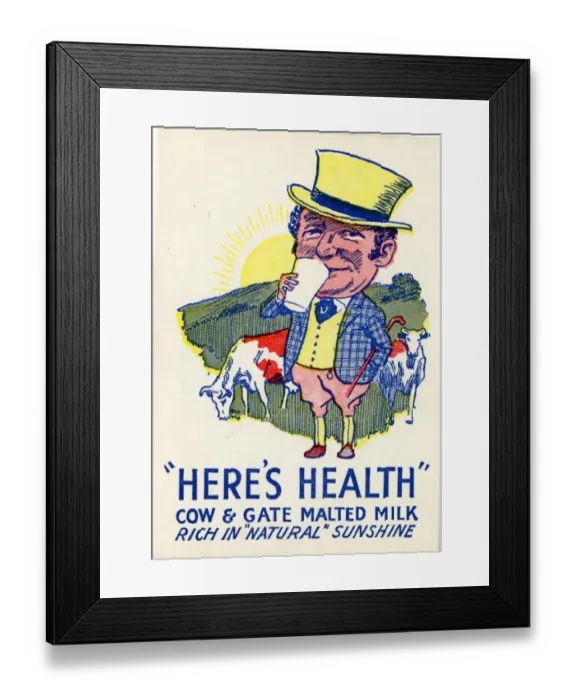 Framed Print : Cow & Gate Snap - Heres Health Framed Print : Cow & Gate Snap - Heres Health