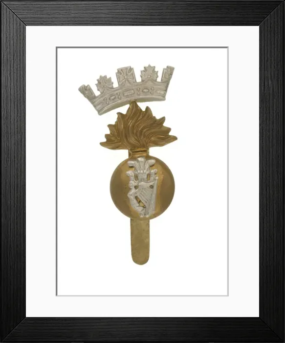 Framed Print : Military Badge
