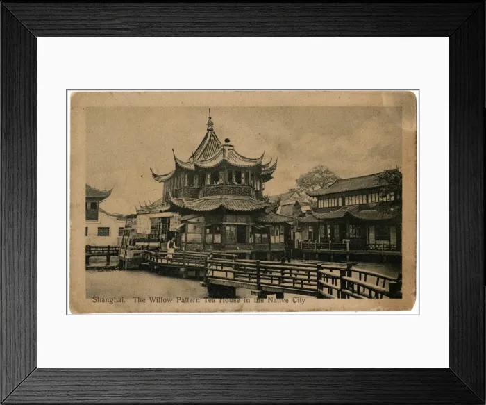 Framed Print : Shanghai, China - The Willow Pattern Tea House Framed Print : Shanghai, China - The Willow Pattern Tea House