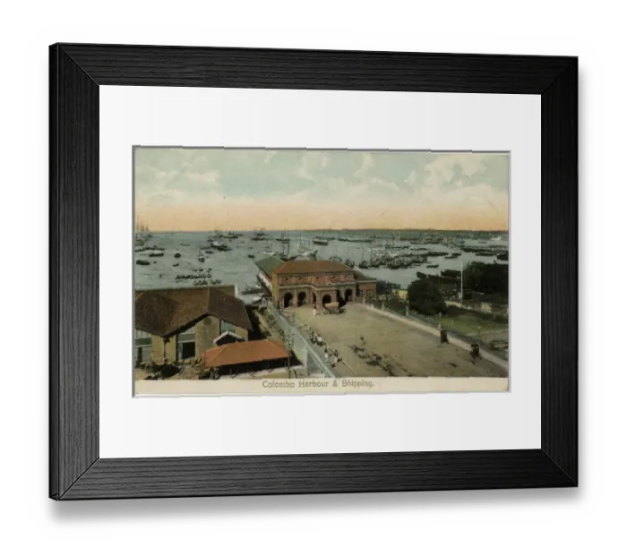 Framed Print : Colombo Harbour and landing jetty - Sri Lanka Framed Print : Colombo Harbour and landing jetty - Sri Lanka