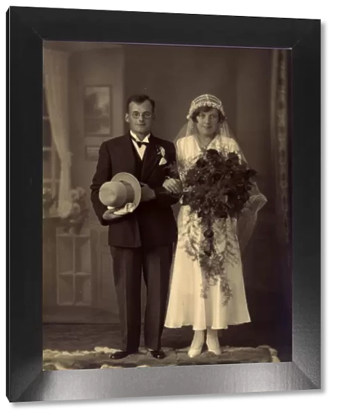 Wedding couple, c. 1930