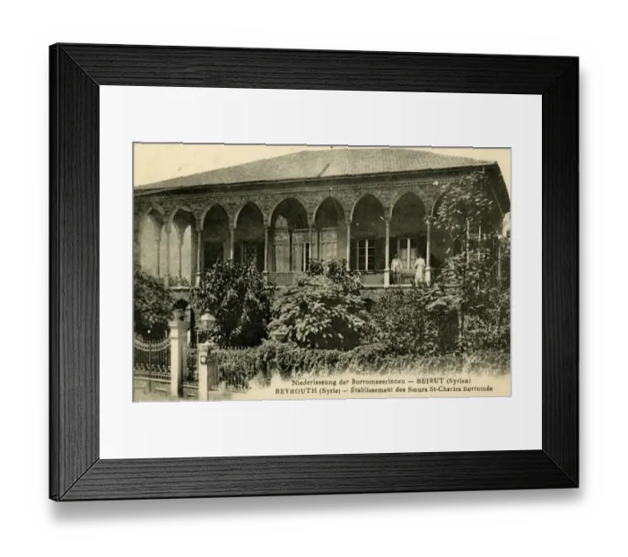 Framed Print : Beirut, Lebanon, Mission - Sisters of St. Charles Borromeo Framed Print : Beirut, Lebanon, Mission - Sisters of St. Charles Borromeo