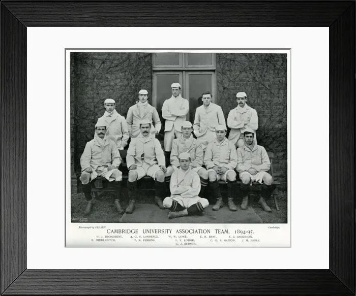 Framed Print : Cambridge University Association Team, 1894-5 Framed Print : Cambridge University Association Team, 1894-5