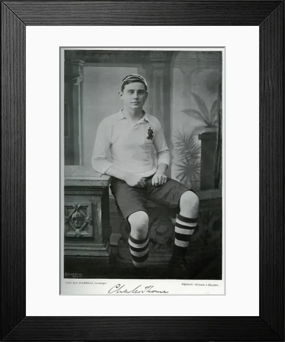 Framed Print : Charles Thomas, England footballer Framed Print : Charles Thomas, England footballer