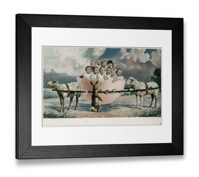 Framed Print : Babies in a broken eggshell Framed Print : Babies in a broken eggshell