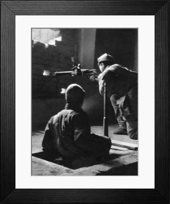 Framed Print : Communist China - guerrilla soldiers Framed Print : Communist China - guerrilla soldiers