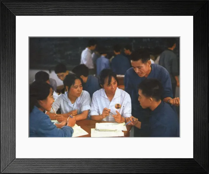 Framed Print : Communist China - university discussion group Framed Print : Communist China - university discussion group