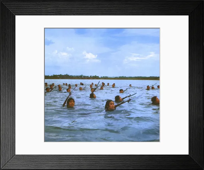 Framed Print : Communist China - training exercise in water Framed Print : Communist China - training exercise in water