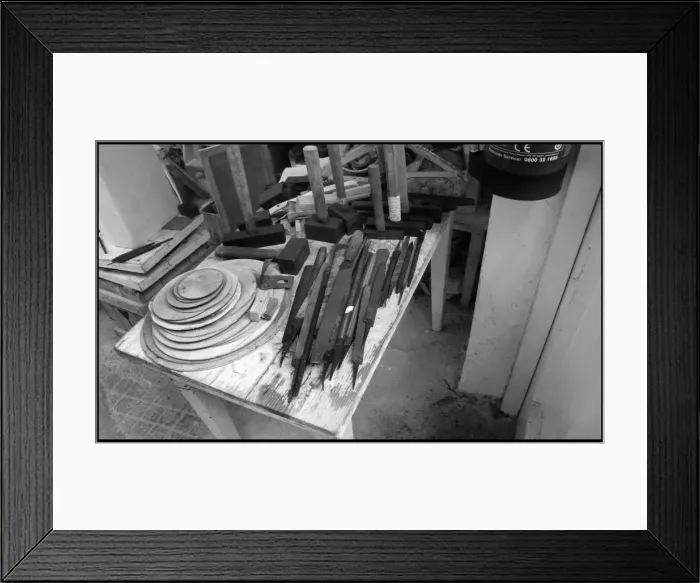 Framed Print : Interior of Barbara Hepworths studio, St Ives, Cornwall Framed Print : Interior of Barbara Hepworths studio, St Ives, Cornwall