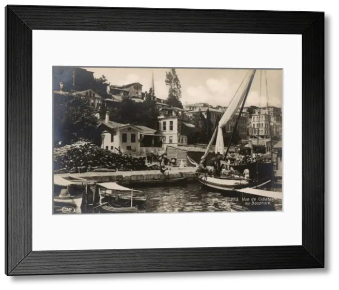 Framed Print : Kabatas on the Bosphorus, Istanbul, Turkey Framed Print : Kabatas on the Bosphorus, Istanbul, Turkey