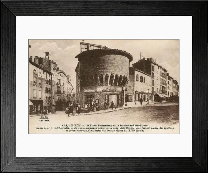 Framed Print : Le Puy-en-Velay, France, Pannessac Tower, Boulevard St Louis Framed Print : Le Puy-en-Velay, France, Pannessac Tower, Boulevard St Louis