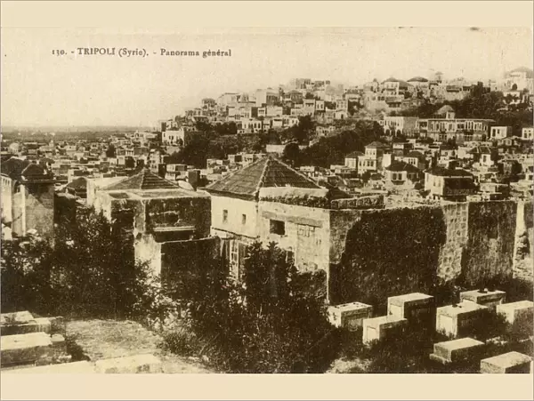 General Panoramic view of rooftops of Tripoli, Lebanon
