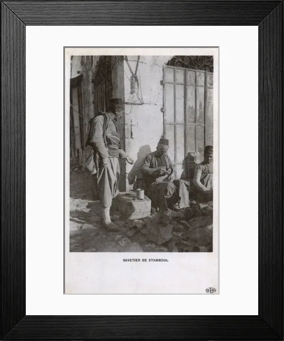 Framed Print : Istanbul - Turkish Street Cobbler Framed Print : Istanbul - Turkish Street Cobbler