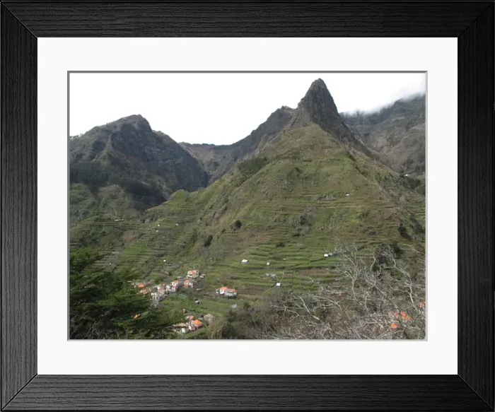 Framed Print : Portugal, Madeira, near Encumeada: Landscape