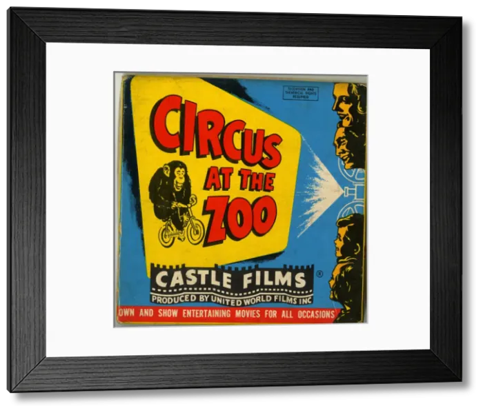 Framed Print : Box cover design, Circus at the Zoo Framed Print : Box cover design, Circus at the Zoo