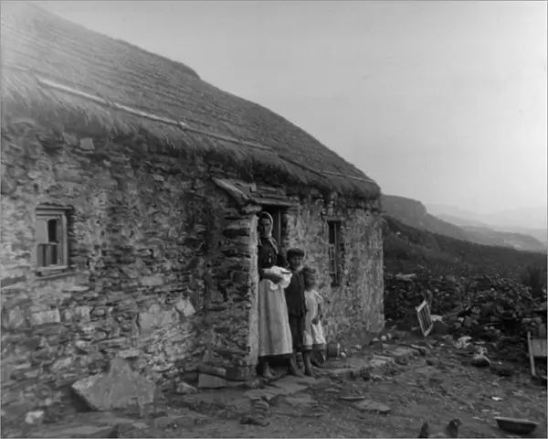 Cottage in Glen Columbkille, County Donegal, Ireland