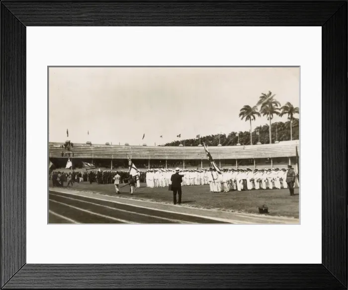 Framed Print : Royal Navy personnel in Rio de Janeiro, Brazil Framed Print : Royal Navy personnel in Rio de Janeiro, Brazil