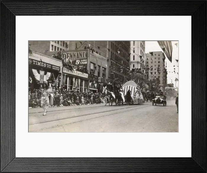 Framed Print : Woodrow Wilson League of Nations Tour, USA Framed Print : Woodrow Wilson League of Nations Tour, USA