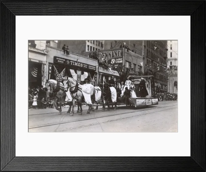 Framed Print : Woodrow Wilson League of Nations Tour, USA Framed Print : Woodrow Wilson League of Nations Tour, USA