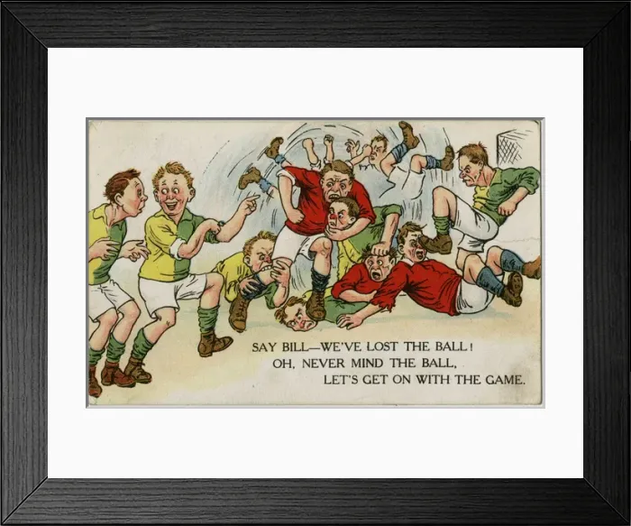 Framed Print : Football Thuggery - the nature of the real game at hand Framed Print : Football Thuggery - the nature of the real game at hand