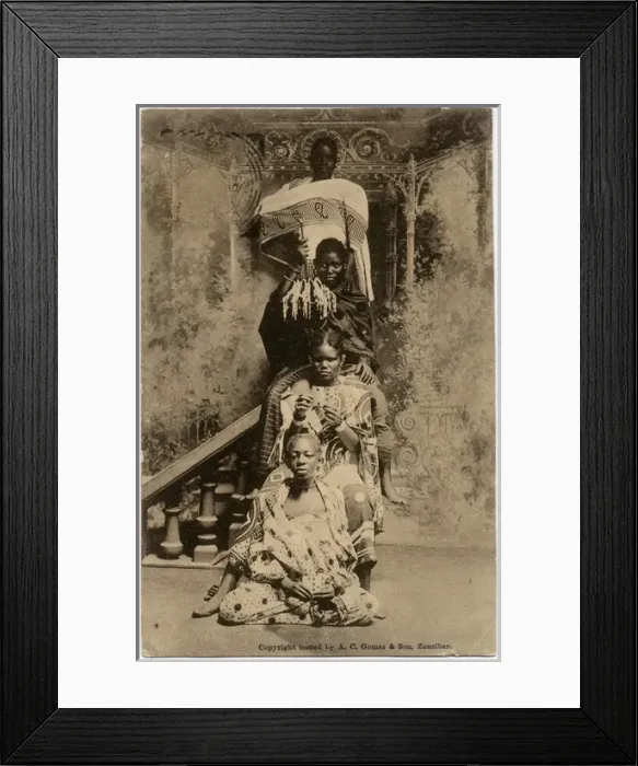 Framed Print : Zanzibar - East Africa - Children - Studio Photograph Framed Print : Zanzibar - East Africa - Children - Studio Photograph