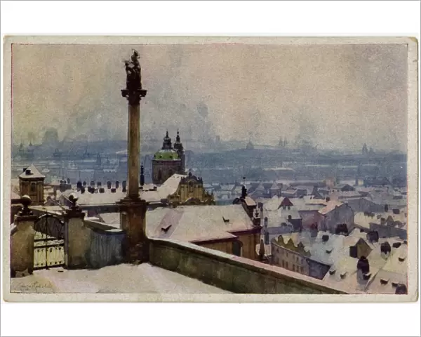 Prague - Czech Republic - View over the rooftops