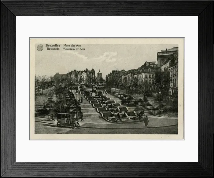 Framed Print : The Arts Hill (Mont des Arts ) at Brussels, Belgium Framed Print : The Arts Hill (Mont des Arts ) at Brussels, Belgium