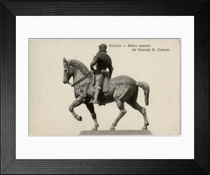 Framed Print : Venice, Italy - Equestrian Statue of General B. Colleoni Framed Print : Venice, Italy - Equestrian Statue of General B. Colleoni