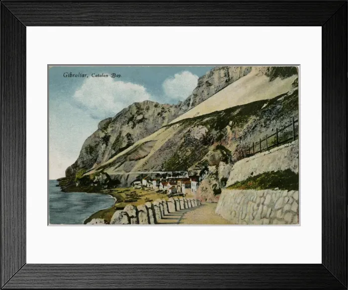 Framed Print : Gibraltar - Catalan Bay Framed Print : Gibraltar - Catalan Bay