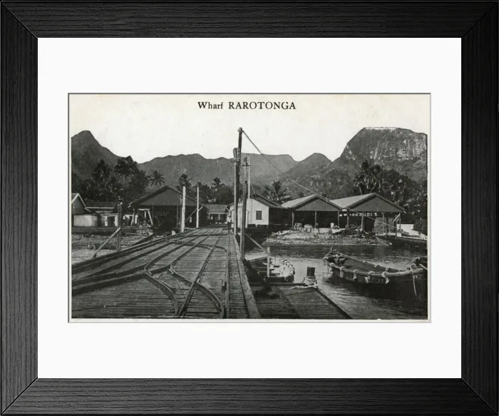 Framed Print : Wharf at Rarotonga, Cook Islands, South Pacific Framed Print : Wharf at Rarotonga, Cook Islands, South Pacific