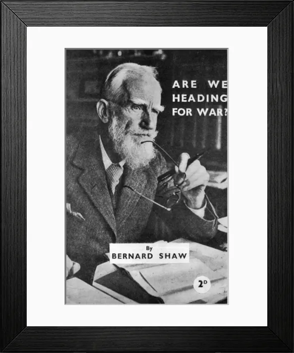 Framed Print : Booklet cover, George Bernard Shaw Framed Print : Booklet cover, George Bernard Shaw