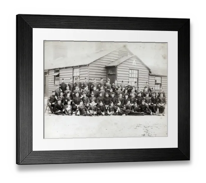 Framed Print : Sergeants, Colchester 1886 Framed Print : Sergeants, Colchester 1886