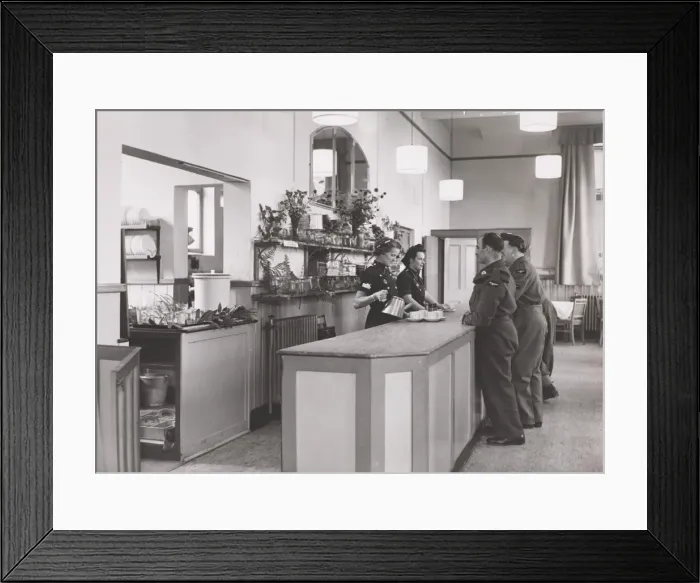 Framed Print : World War Two canteen, Colchester Garrison Framed Print : World War Two canteen, Colchester Garrison