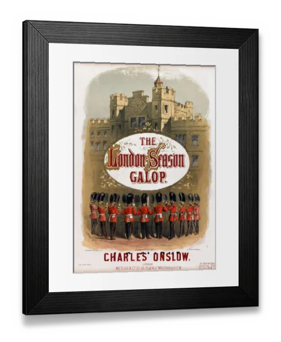 Framed Print : The London Season Galop Framed Print : The London Season Galop