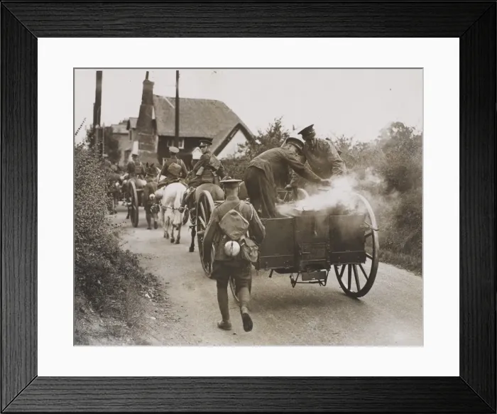 Framed Print : Manoeuvres in Essex Framed Print : Manoeuvres in Essex