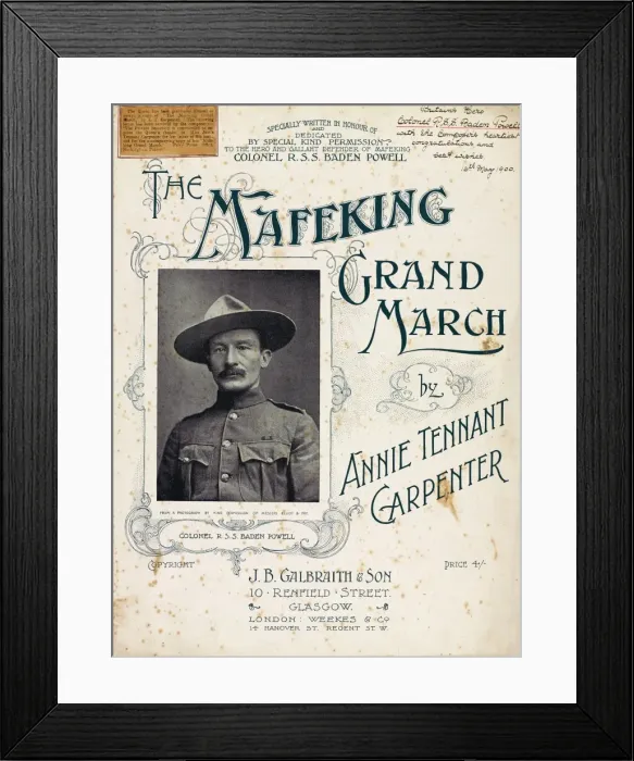 Framed Print : The Mafeking Grand March Framed Print : The Mafeking Grand March