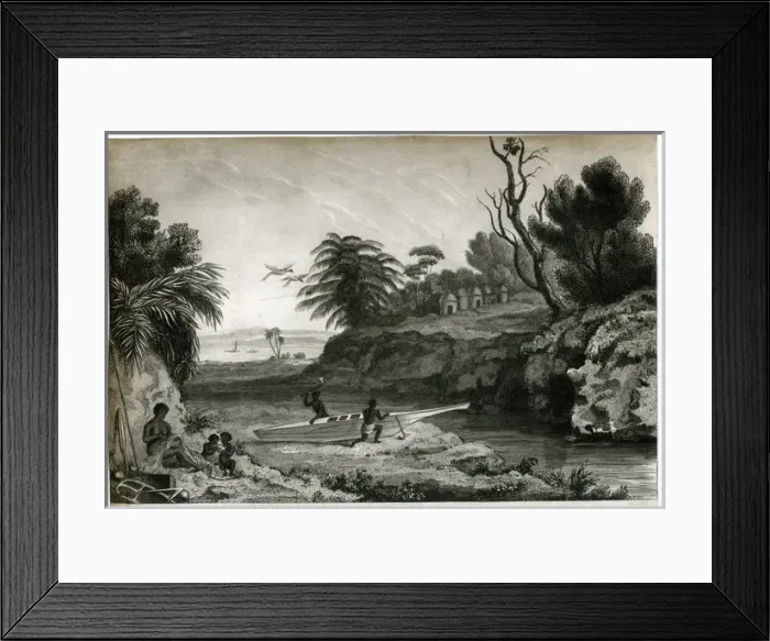 Framed Print : Inhabitants of New Caledonia, South Pacific Framed Print : Inhabitants of New Caledonia, South Pacific