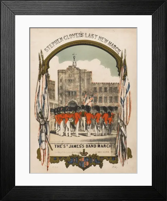 Framed Print : The St Jamess Band March Framed Print : The St Jamess Band March