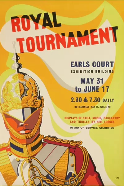 Life Guardsman, full face, for the Royal Tournament 1961