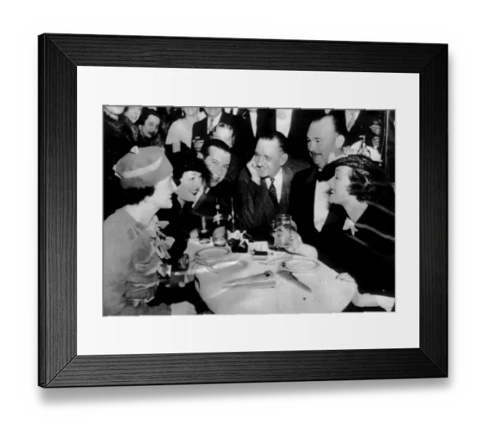Framed Print : Rosie and Jenny at a party in New York, 1935