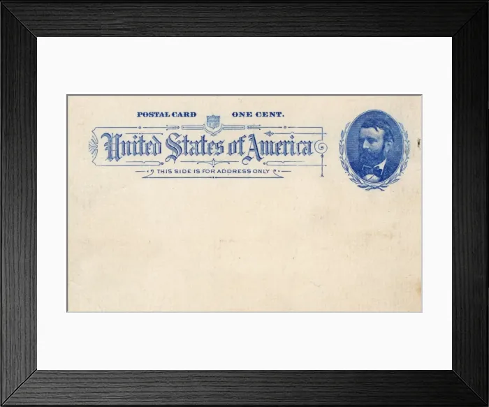 Framed Print : USA - Early postcard - President Ulysses S. Grant Framed Print : USA - Early postcard - President Ulysses S. Grant