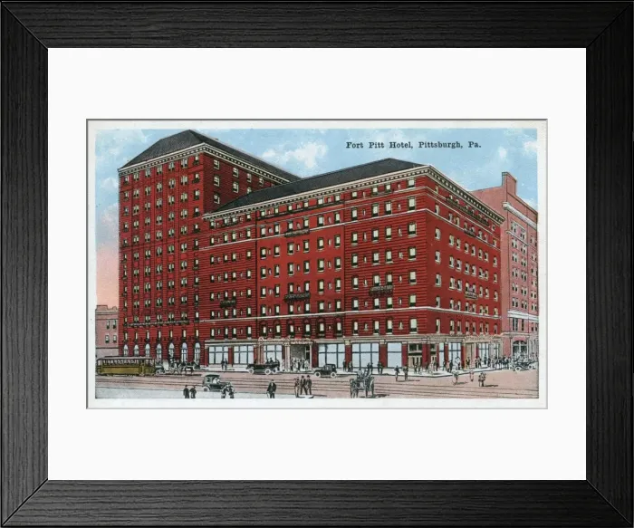 Framed Print : Fort Pitt Hotel, Pittsburgh, Pennsylvania, USA Framed Print : Fort Pitt Hotel, Pittsburgh, Pennsylvania, USA