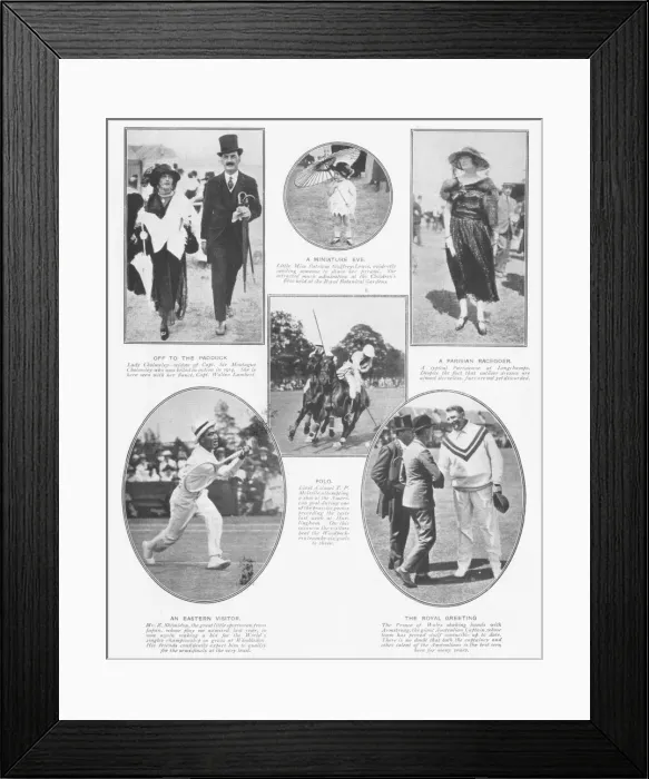 Framed Print : Society Snapshots at Ascot, 1921 Framed Print : Society Snapshots at Ascot, 1921