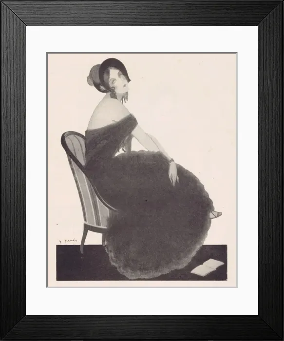 Framed Print : Art deco sketch entitled Everymans Puzzle by G. Peres Framed Print : Art deco sketch entitled Everymans Puzzle by G. Peres