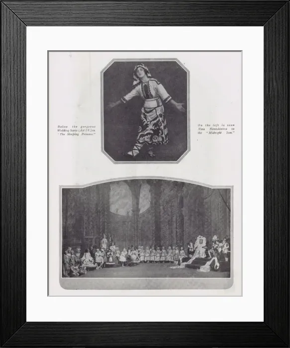 Framed Print : The Russian ballet at the Alhambra, London, 1921 Framed Print : The Russian ballet at the Alhambra, London, 1921