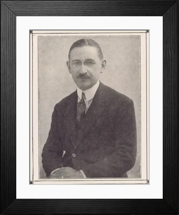 Framed Print : Portrait of W. F. Mitchell, proprietor of the Palais de Danse Framed Print : Portrait of W. F. Mitchell, proprietor of the Palais de Danse