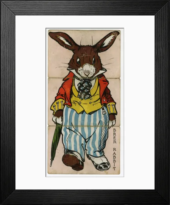 Framed Print : Misfitz - Brer Rabbit Framed Print : Misfitz - Brer Rabbit