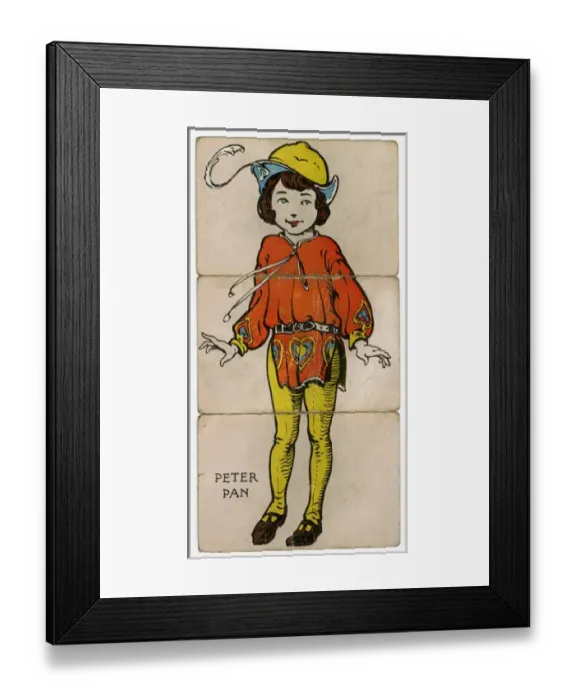 Framed Print : Misfitz - Peter Pan Framed Print : Misfitz - Peter Pan