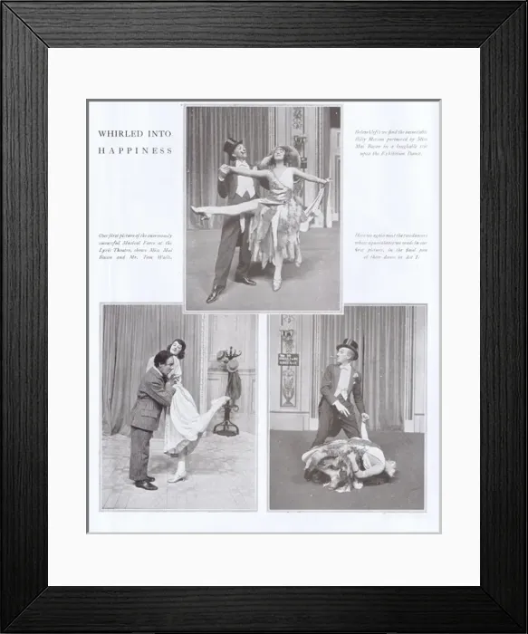 Framed Print : Three scenes from the musical farce Whirled into Happiness Framed Print : Three scenes from the musical farce Whirled into Happiness